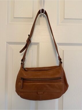 Fossil Brown Leather Shoulder Bag
